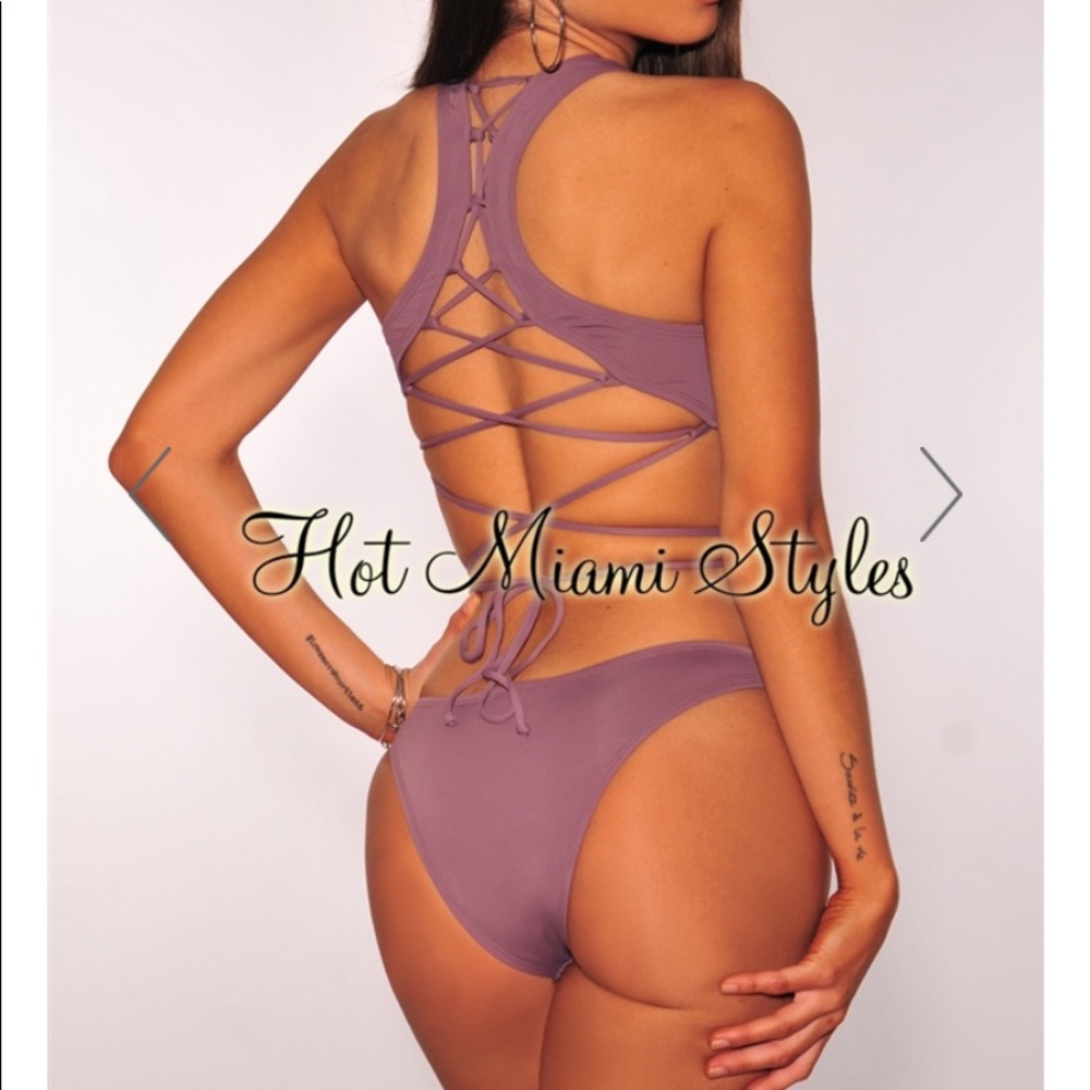 Neon bathing suit